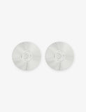 Christofle silver-plated palmettes coasters set of 2, imported from the UK