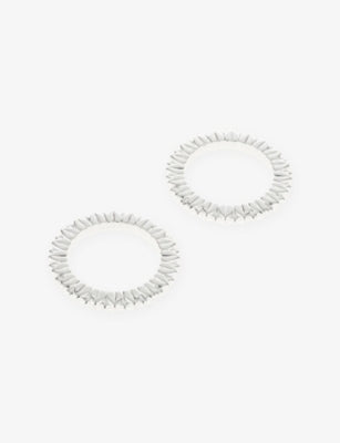 Christofle Malmaison silver-plated napkin rings set of 2, UK version