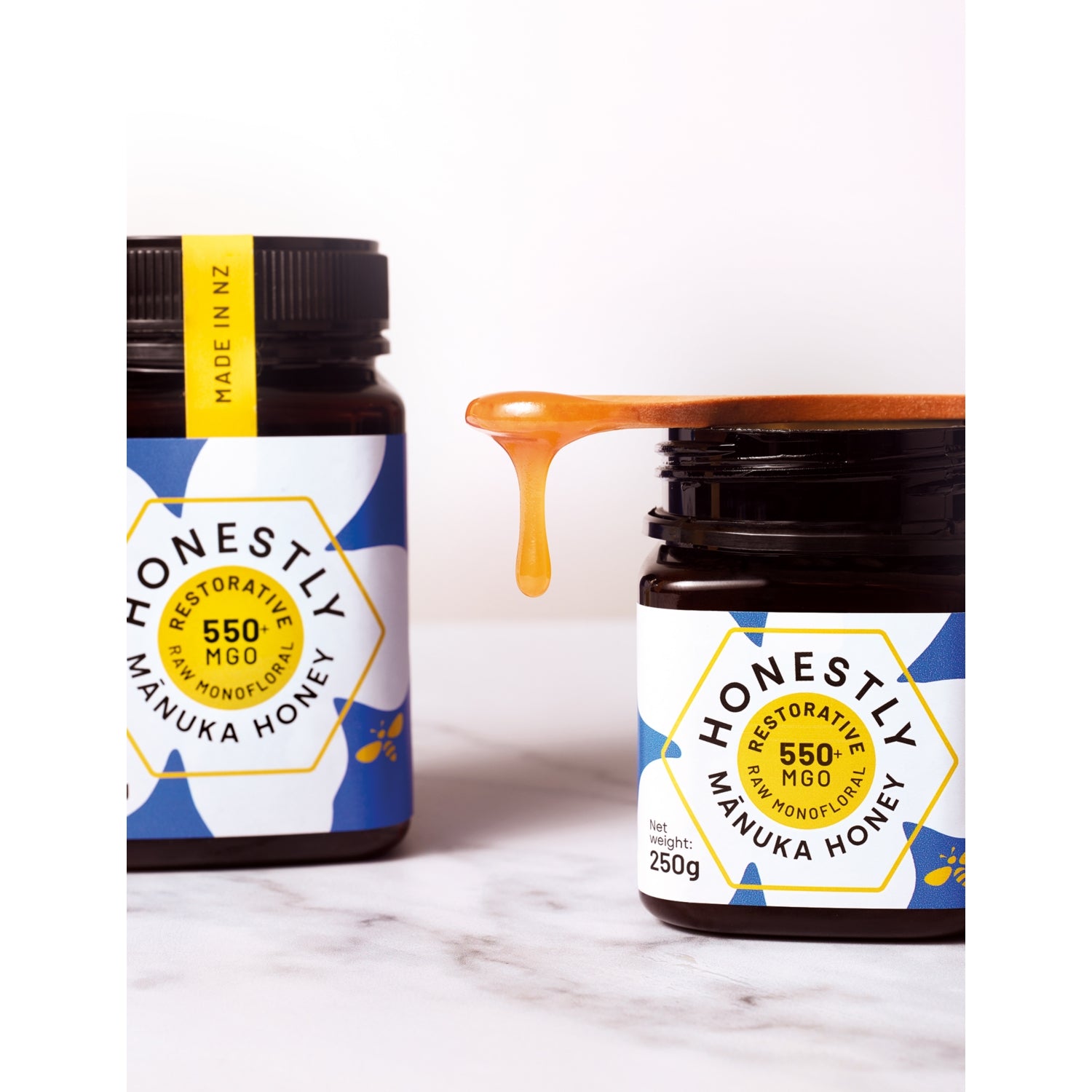 Honestly Manuka honey 550+ MGO 250g (British brand)