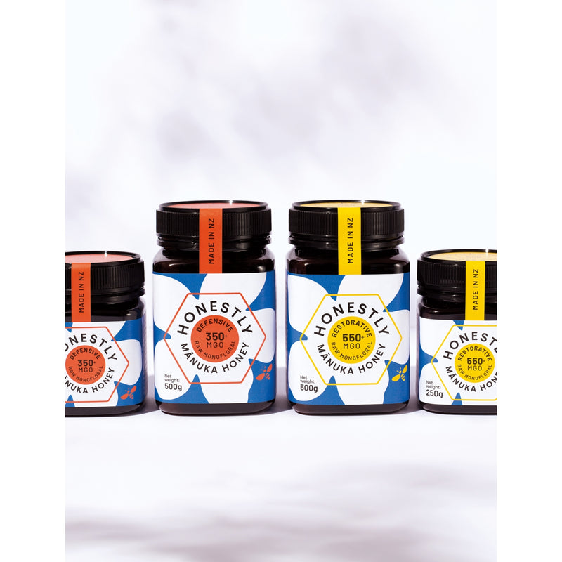 Honestly Manuka honey 550+ MGO 250g (British brand)