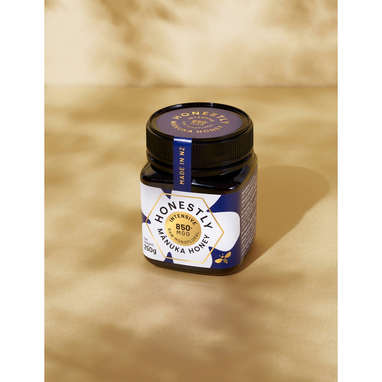 Honestly Manuka honey 850+ MGO 250g, imported from the UK