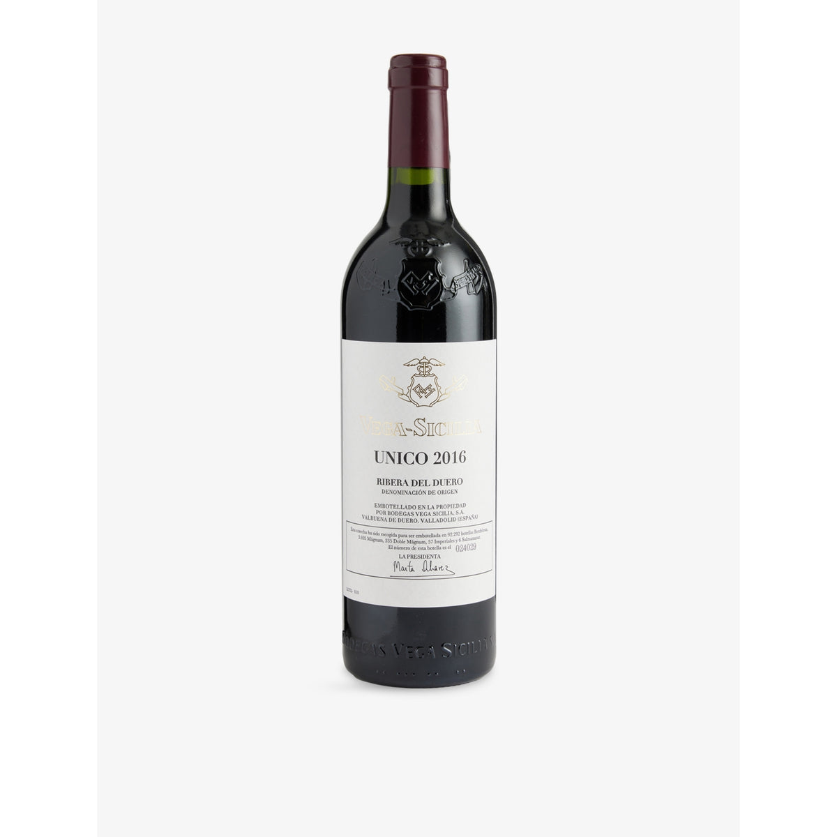 Vega Sicilia Unico 2016 red wine 750ml, imported from the UK
