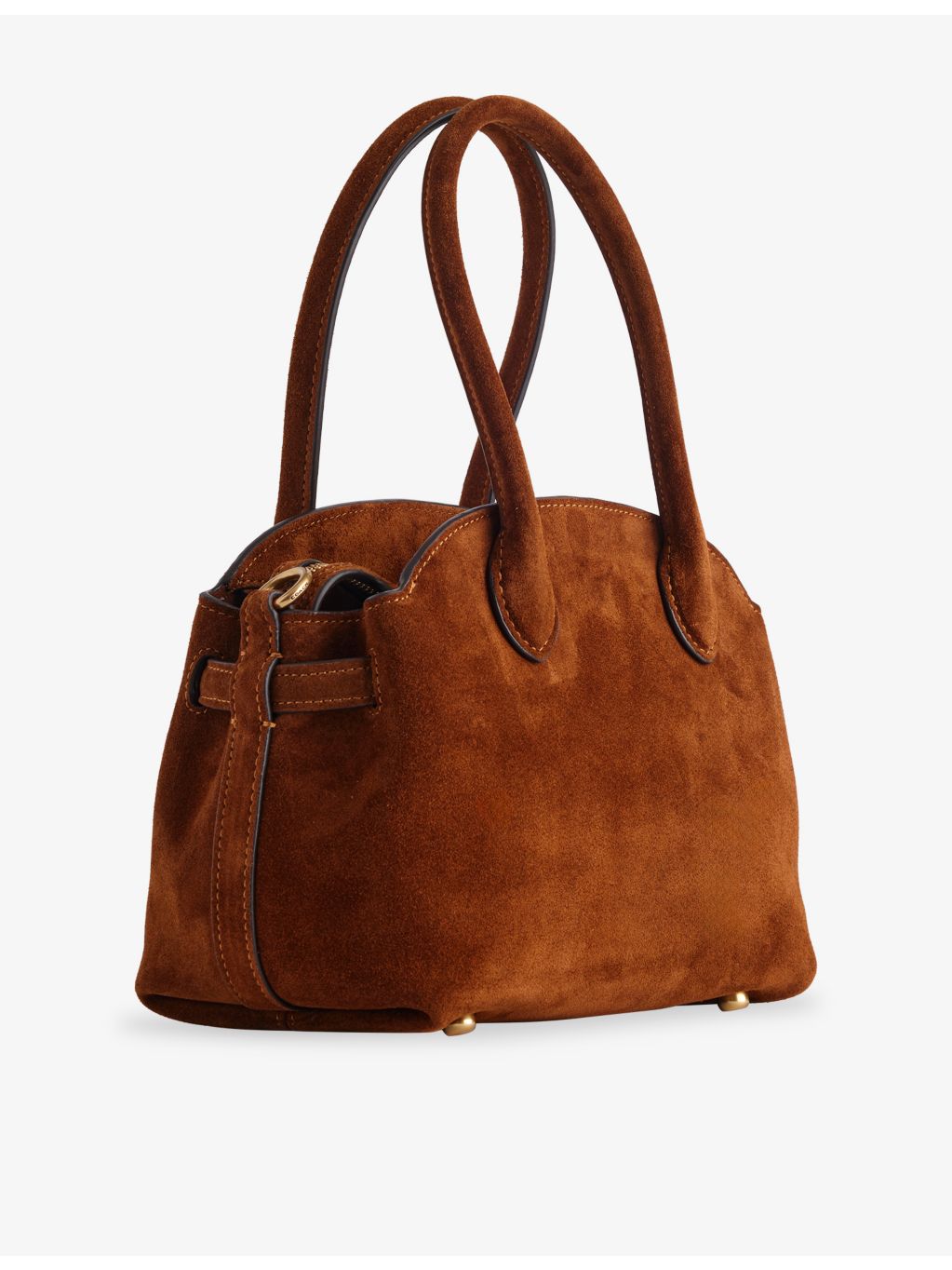 Coach Empire foil-print leather shoulder bag, imported from the UK