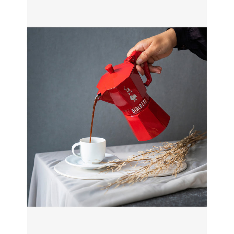 Bialetti aluminium coffee maker three-cup exclusive - British product