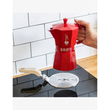 Bialetti aluminium coffee maker three-cup exclusive - British product