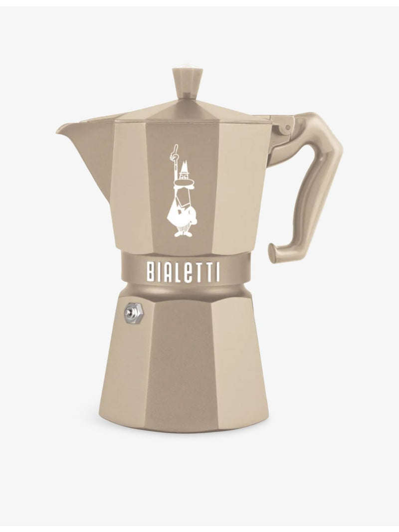 Bialetti six-cup Moka Express espresso maker, imported from the UK