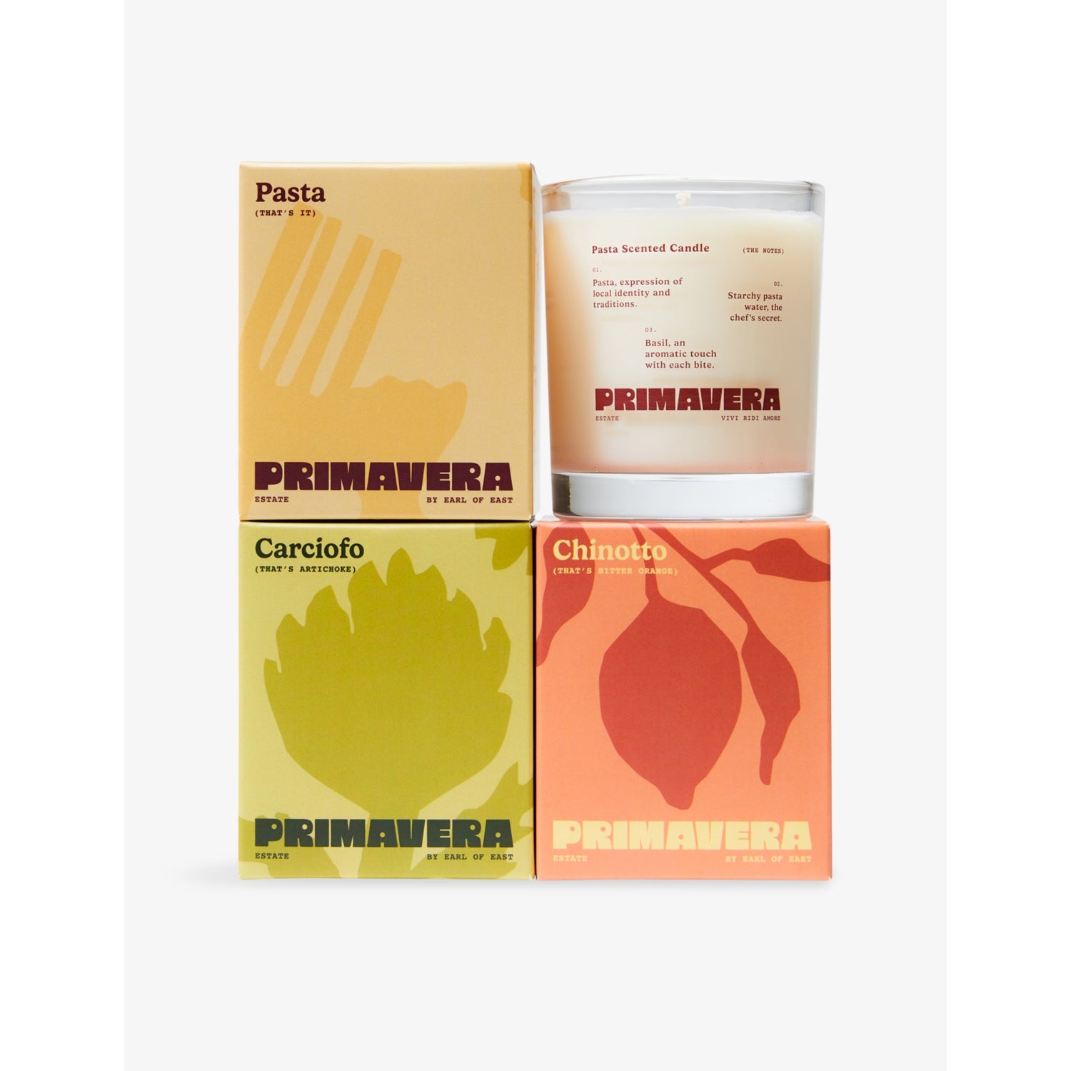 Earl of East Carciofo scented soy wax candle 700g, UK version