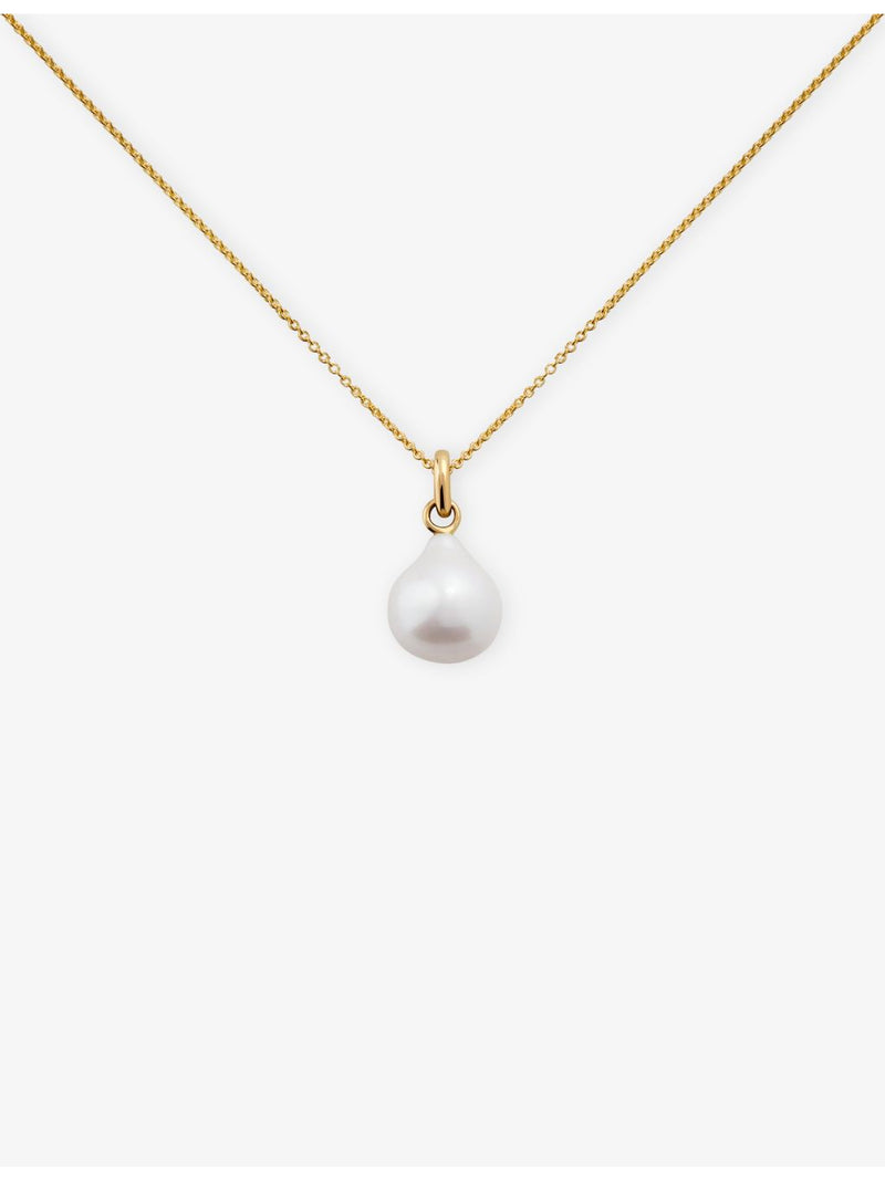 Monica Vinader small baroque pearl pendant 18ct gold vermeil - British product