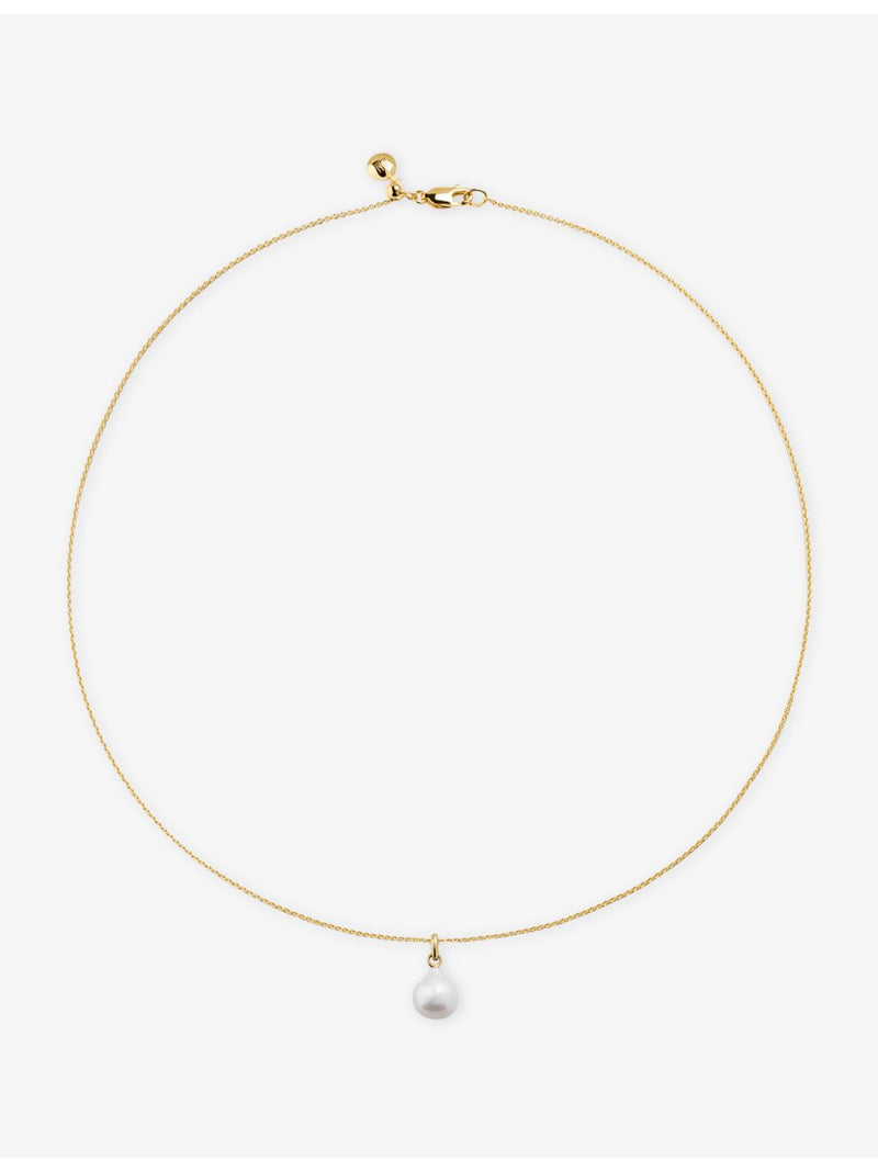 Monica Vinader small baroque pearl pendant 18ct gold vermeil - British product