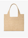 Loewe small raffia tote bag Artichoke Font - British product