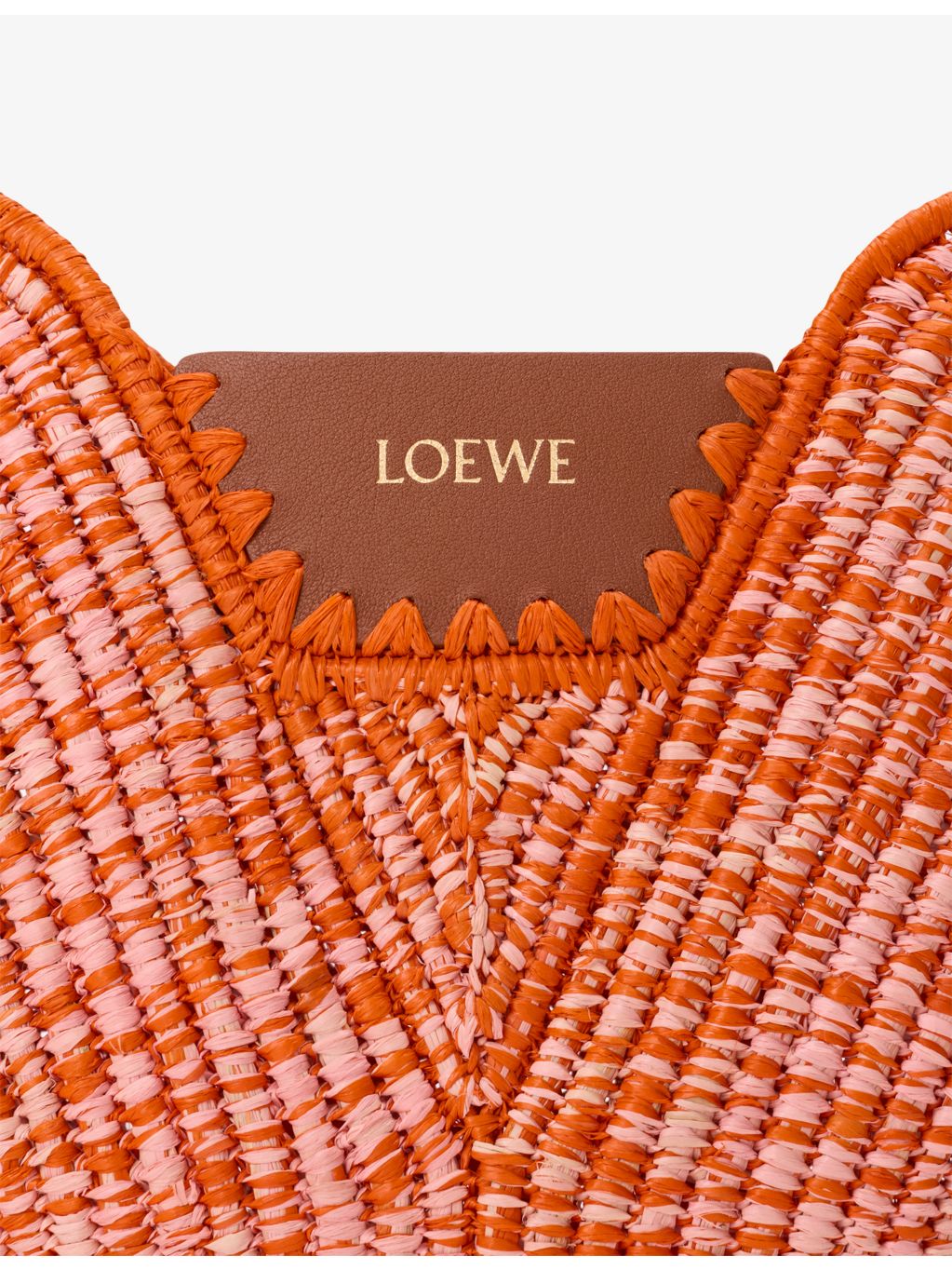 Loewe Swing raffia top-handle bag medium (British brand)