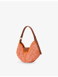 Loewe Swing raffia top-handle bag medium (British brand)
