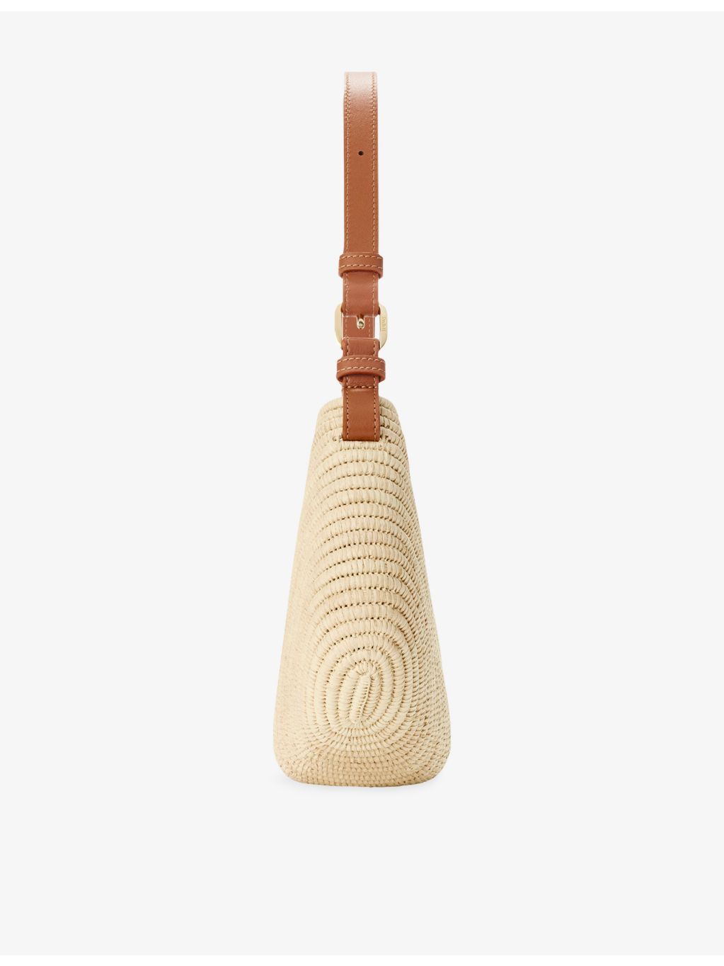 Loewe medium Swing raffia and leather top-handle bag, UK version