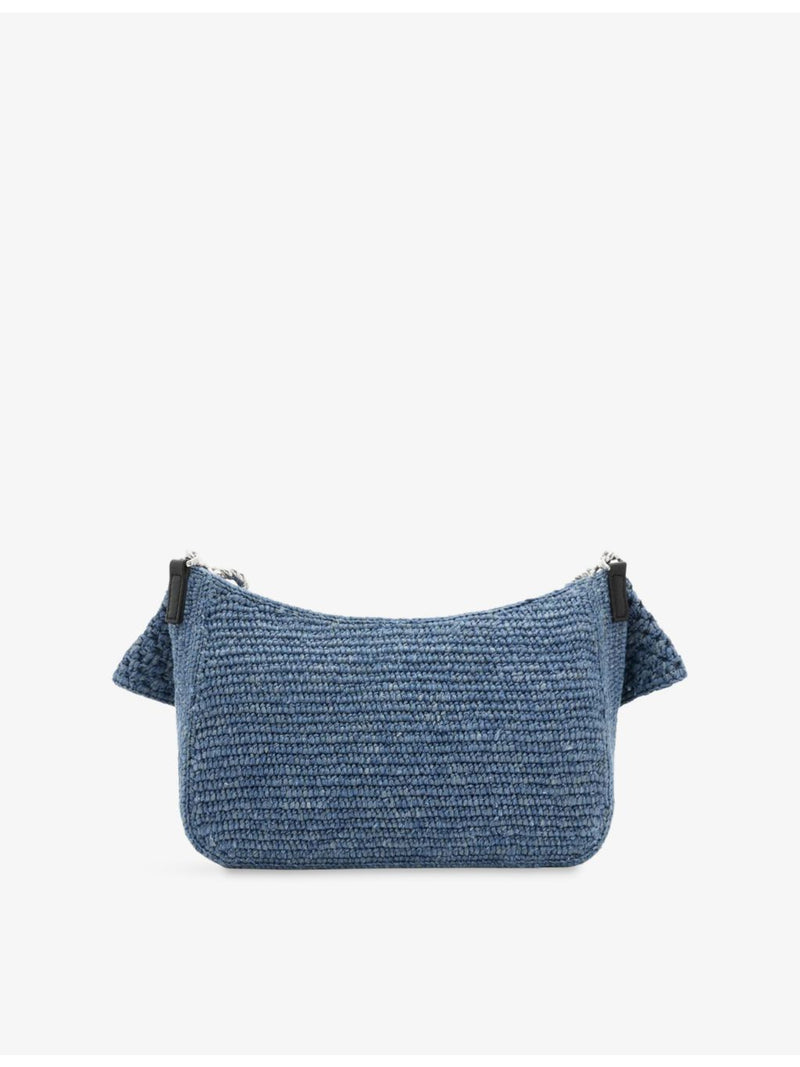Loewe Ola medium crochet raffia shoulder bag - British product