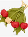 Loewe cherry leather bag charm 12cm, imported from the UK