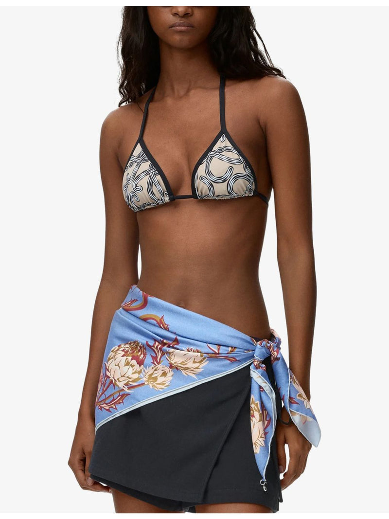 Loewe printed square silk scarf 90cm, imported from the UK
