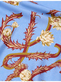 Loewe printed square silk scarf 90cm, imported from the UK