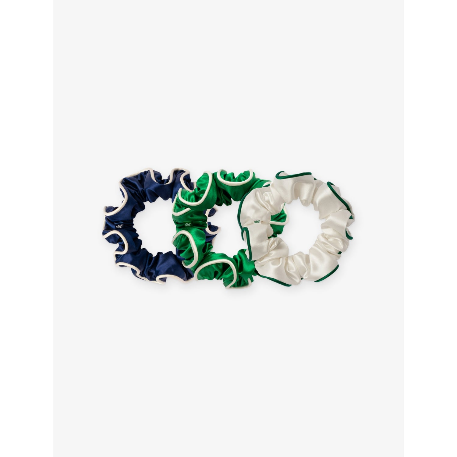 Slip large silk scrunchies, set of three, UK version