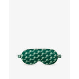 Sleep And Leisure Club silk sleep mask with tennis print, UK version