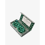 Sleep And Leisure Club silk sleep mask with tennis print, UK version
