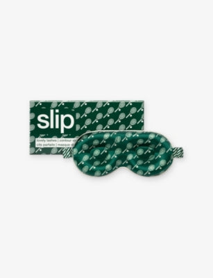 selfridges Slip Sleep And Leisure Club Lovely Lashes Silk Sleep Mask- Buy online at McGrocer