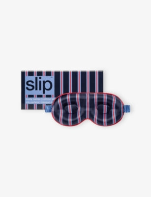 Slip Lovely Lashes silk sleep mask in Rest Day pattern (British brand)