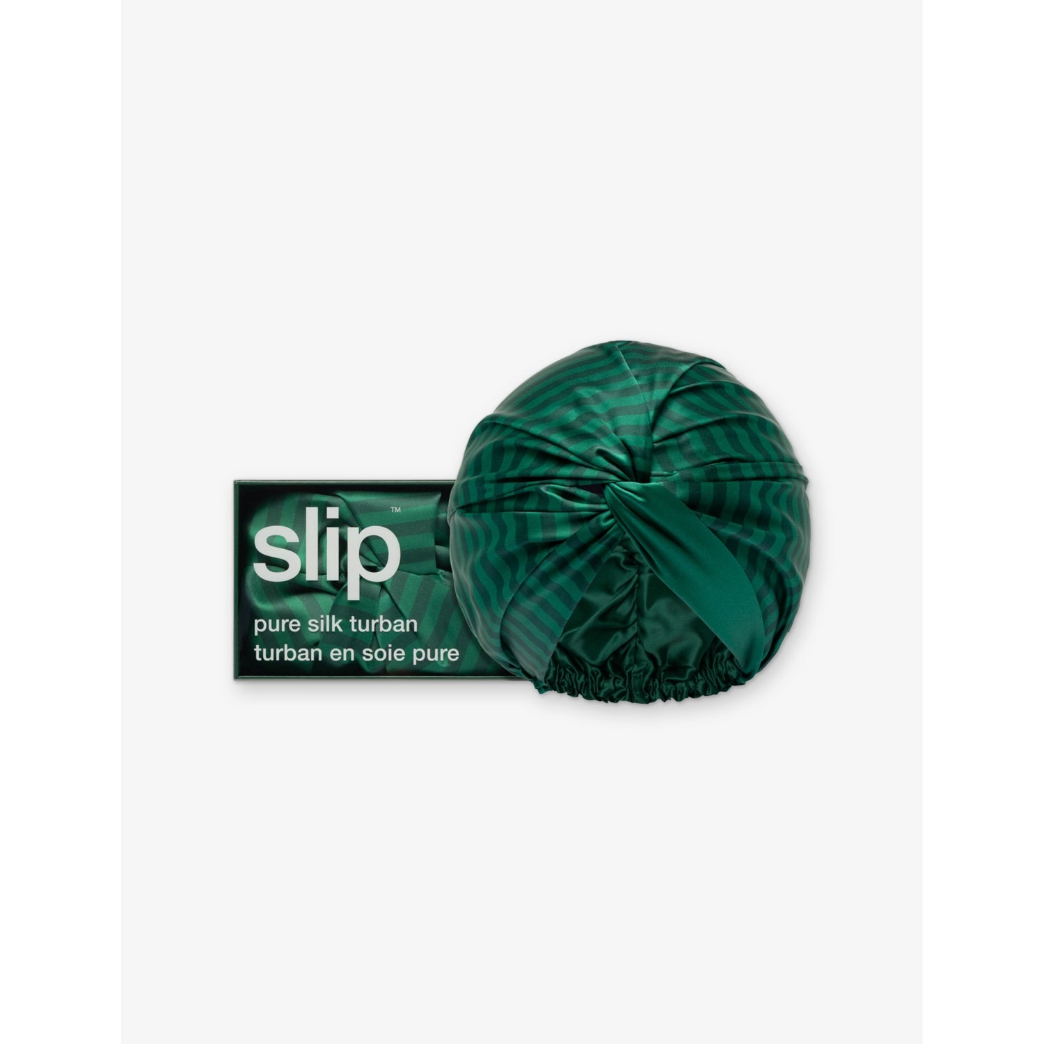 Slip Classic silk turban, 100% mulberry silk (British brand)