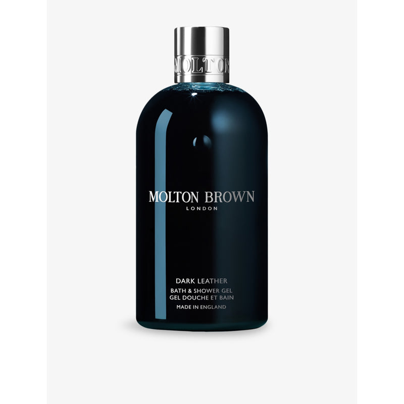 Molton Brown Dark Leather shower gel 300ml, imported from the UK