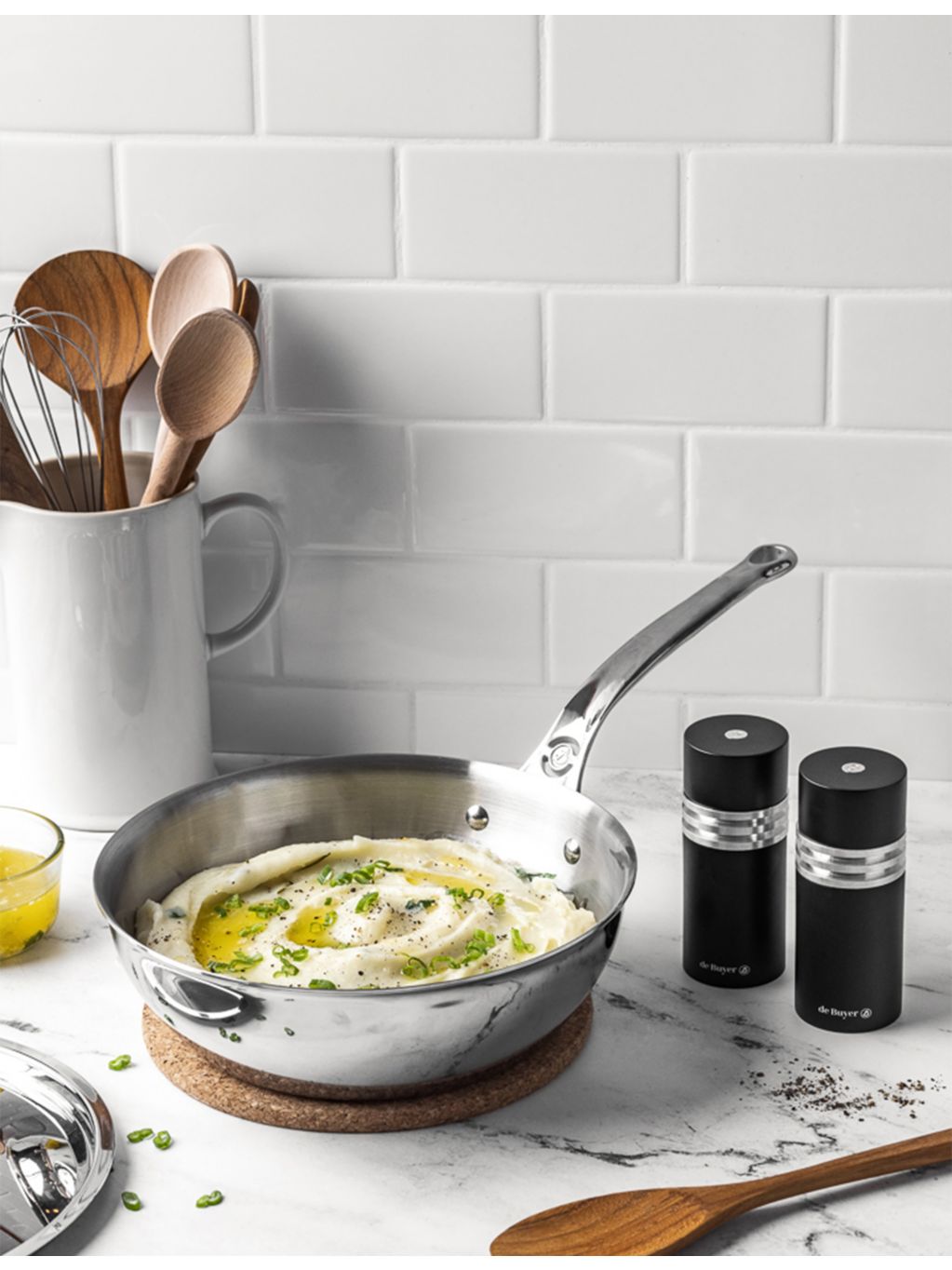 De Buyer stainless steel sauteuse 24cm (British brand)
