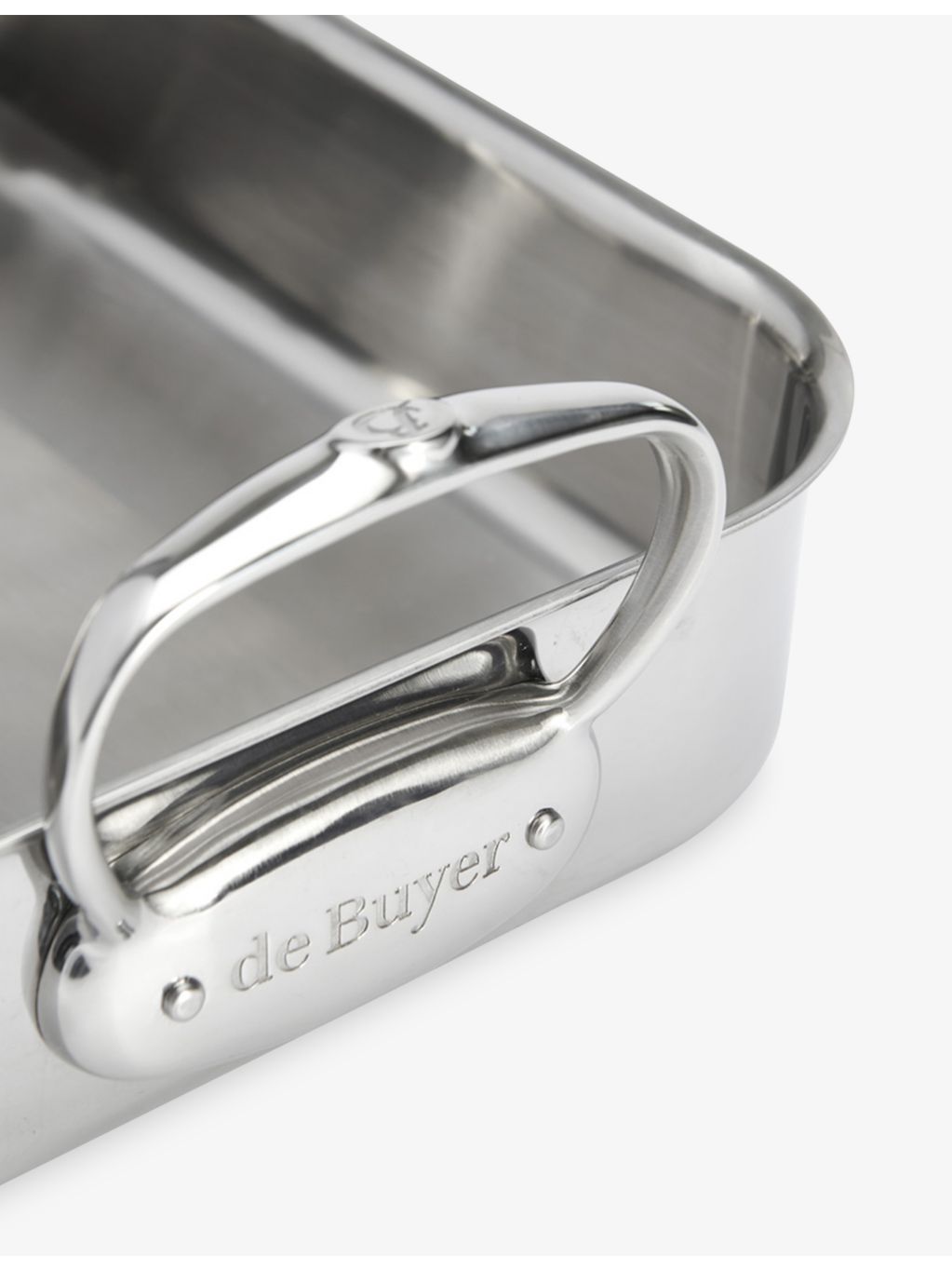 De Buyer Affinity stainless-steel roasting pan 41cm, imported from the UK