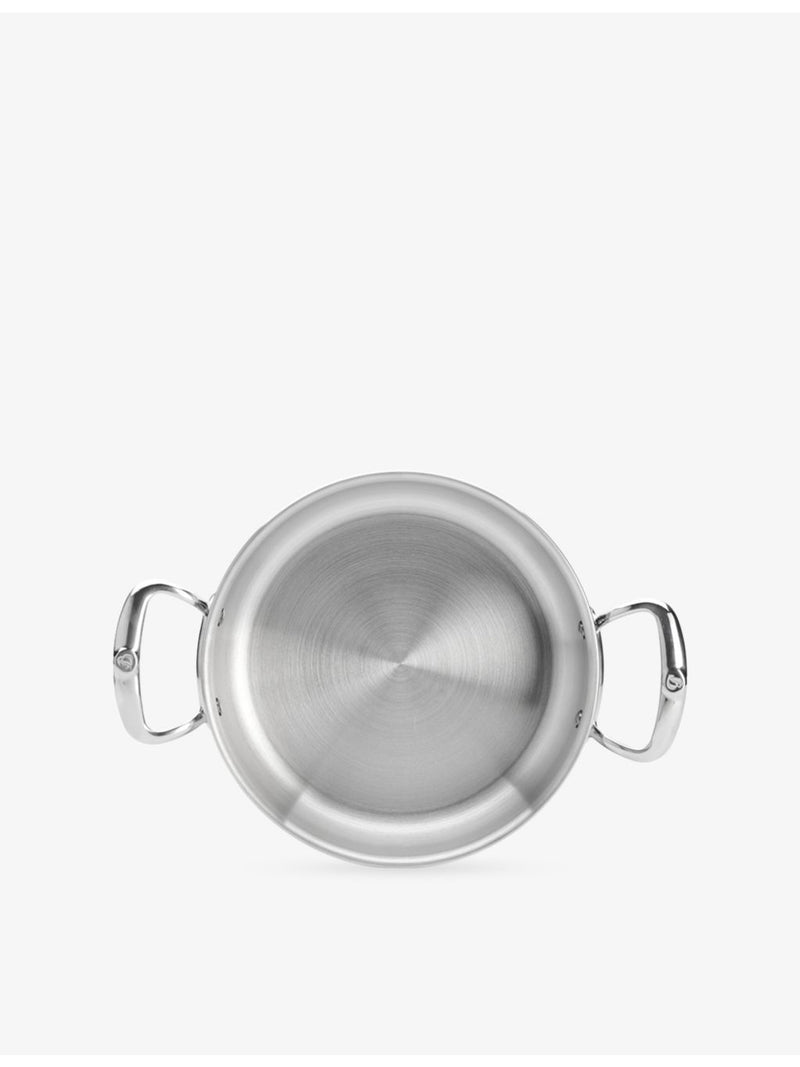 De Buyer Affinity stainless steel saute pan 24cm with lid, UK version