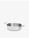 De Buyer Affinity stainless steel saute pan 24cm with lid, UK version