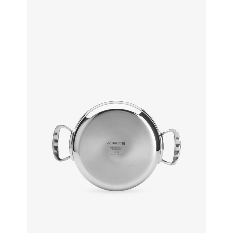 De Buyer Affinity stainless steel saute pan 24cm with lid, UK version