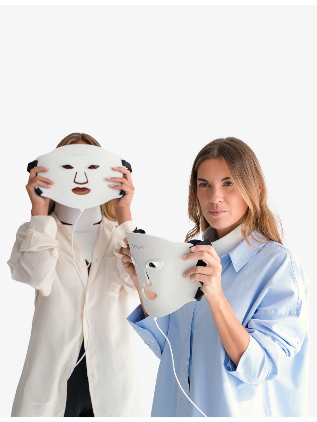 SKINVITY Silicone LED Mask for face neck and décolleté (British brand)