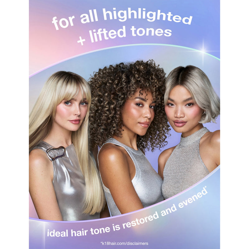 K18 TripleBright purple shampoo 125ml, imported from the UK