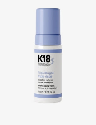 K18 TripleBright purple shampoo 125ml, imported from the UK
