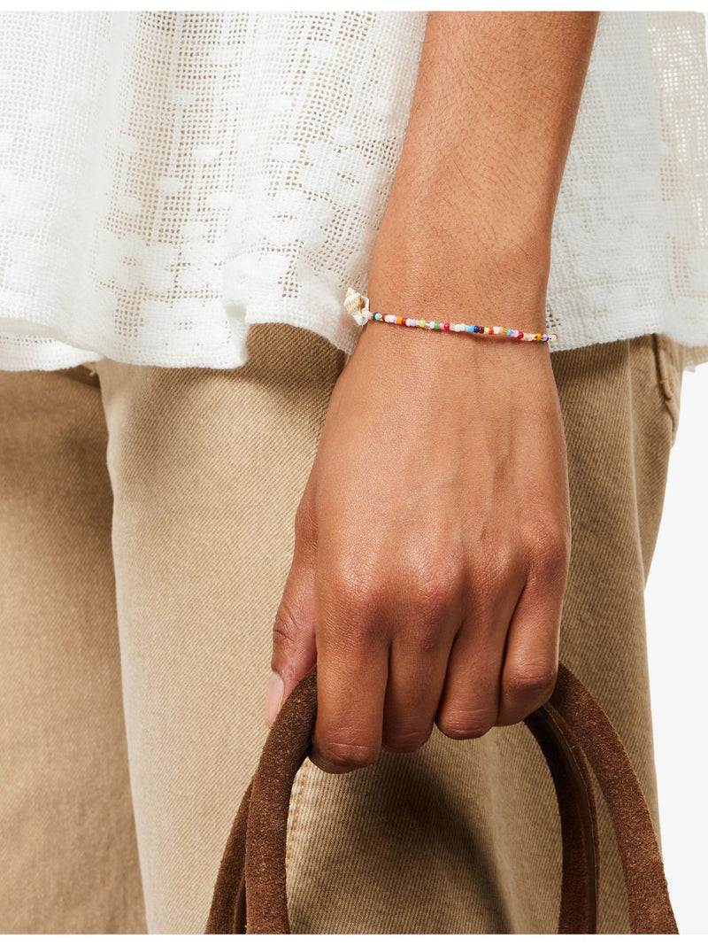 ANNI LU Fiesta Clemence 18ct gold-plated glass bead bracelet, UK version