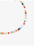 ANNI LU Fiesta Clemence 18ct gold-plated glass bead bracelet, UK version