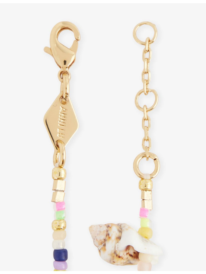 ANNI LU Fiesta Clemence 18ct gold-plated glass bead bracelet, UK version