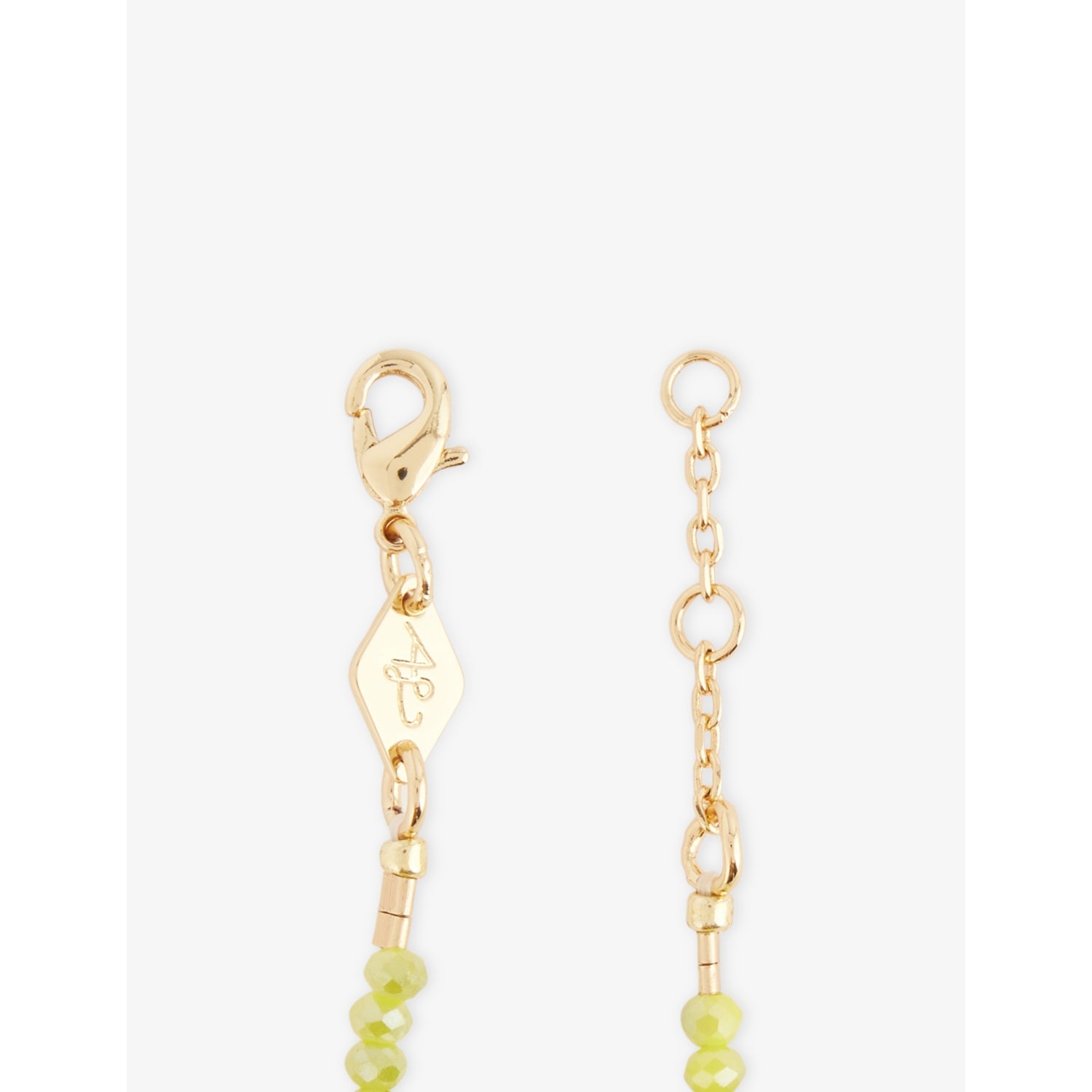 ANNI LU 18ct gold-plated crystal glass bead bracelet, UK version