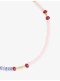 ANNI LU Peppy 18ct gold-plated brass and glass bead bracelet, UK version