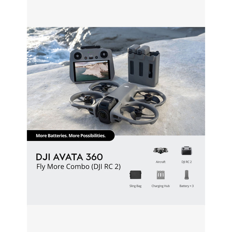 DJI Avata 360 drone Fly More Combo with RC 2 (British brand)