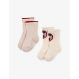 Ks G 2 Pk Cherry R Socks - 17-18 months