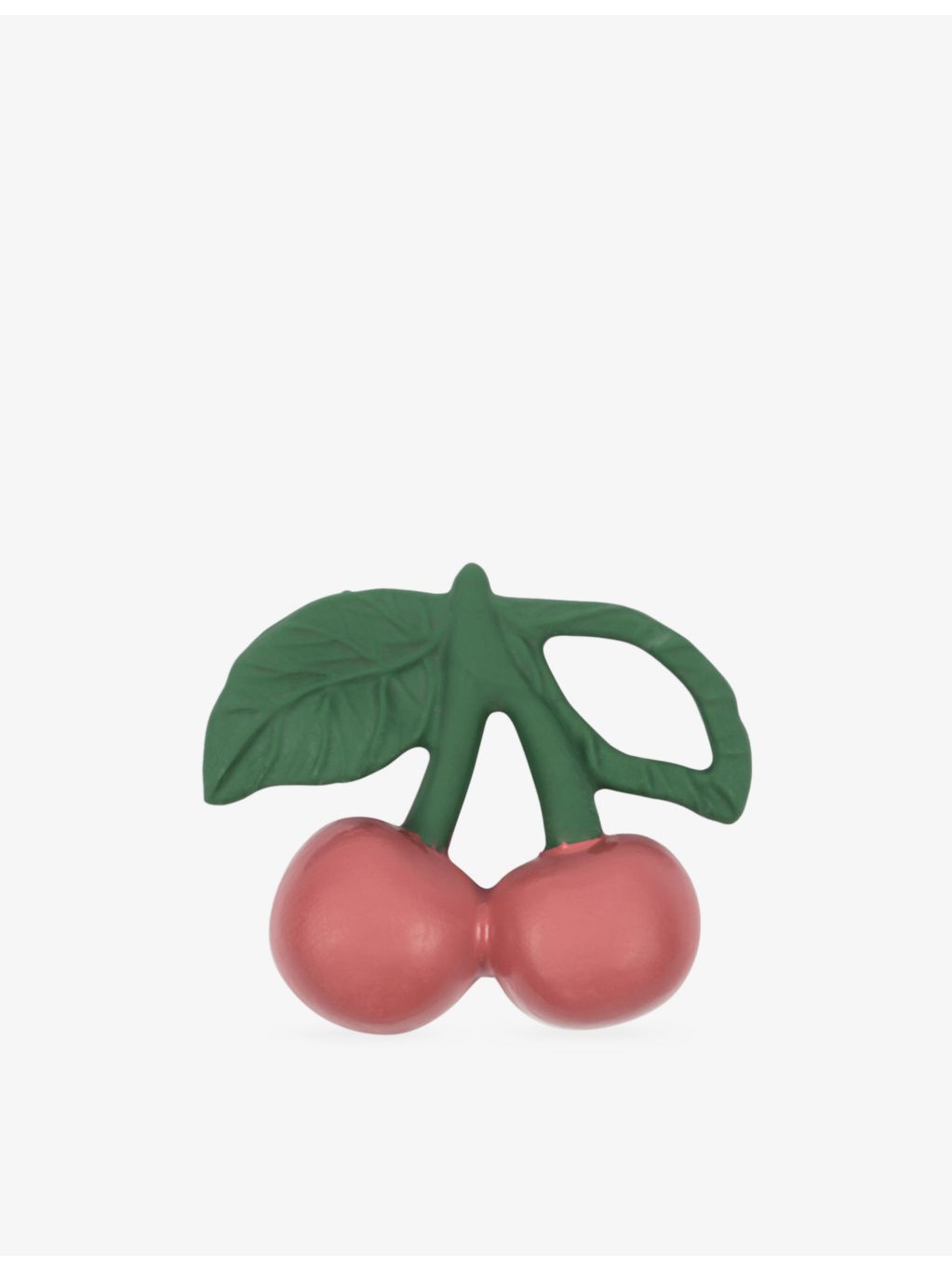 Konges Slojd cherry rubber teether 3D shape, imported from the UK