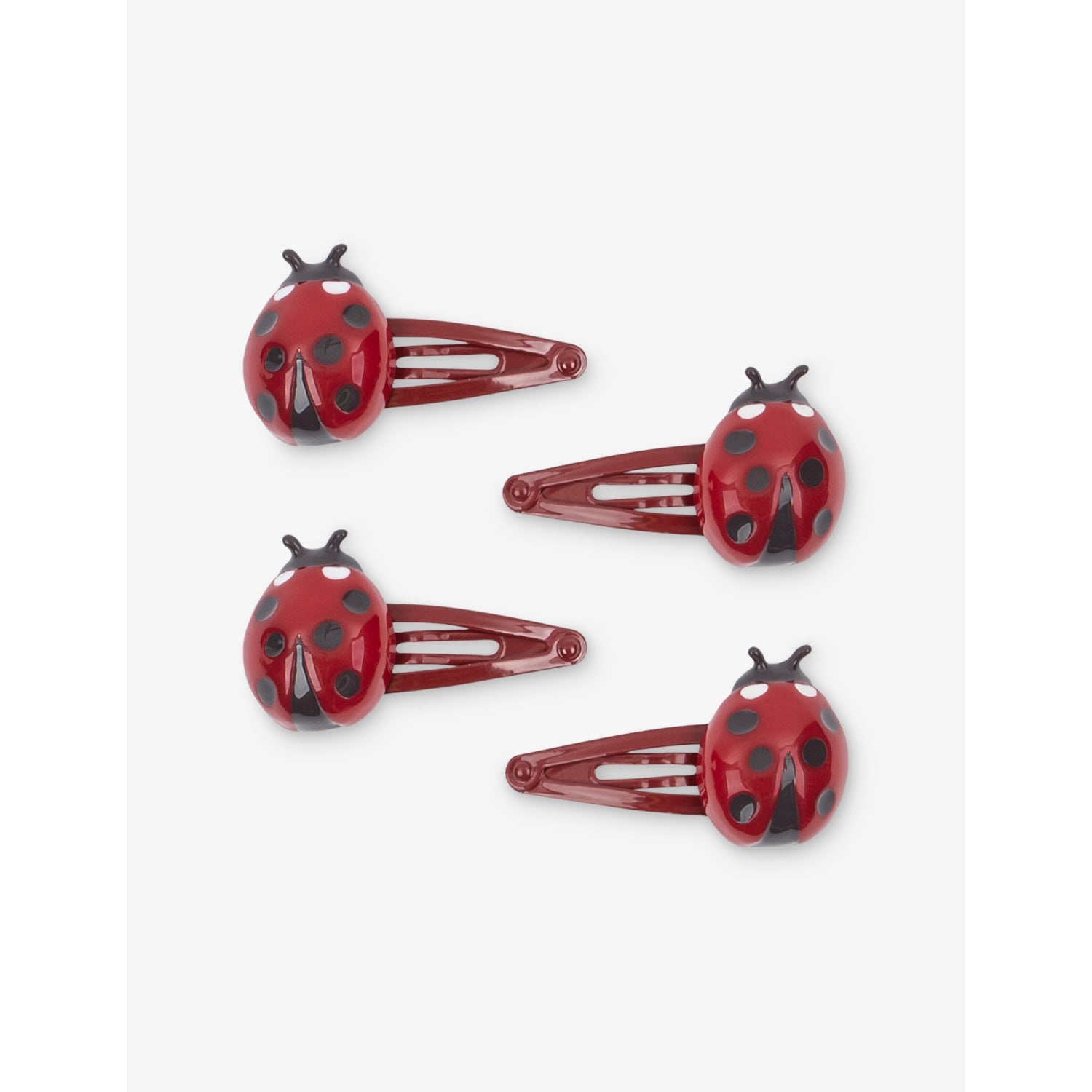 Konges Slojd ladybug hair clips set of 4 (British brand)