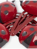 Konges Slojd ladybug hair clips set of 4 (British brand)