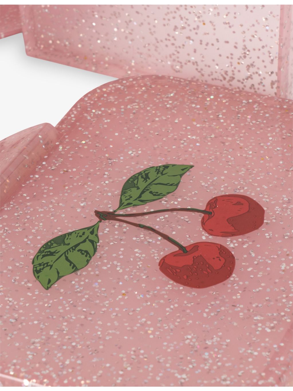 Konges Slojd cherry-print glitter lunch box - British product