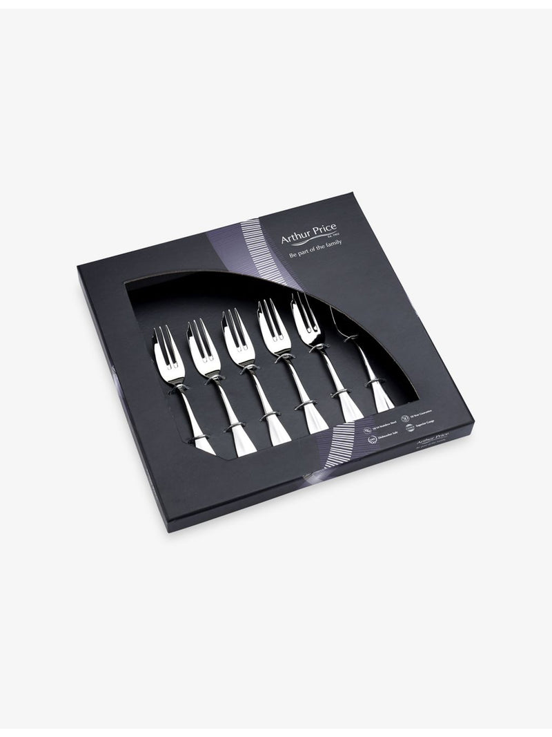 Arthur Price pastry fork set Baguette 6-piece, UK version