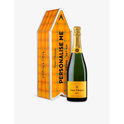 selfridges Veuve Clicquot Arrow NV Brut Yellow Label Limited Edition by Yinka Ilori Champagne 750ml- Buy online at McGrocer