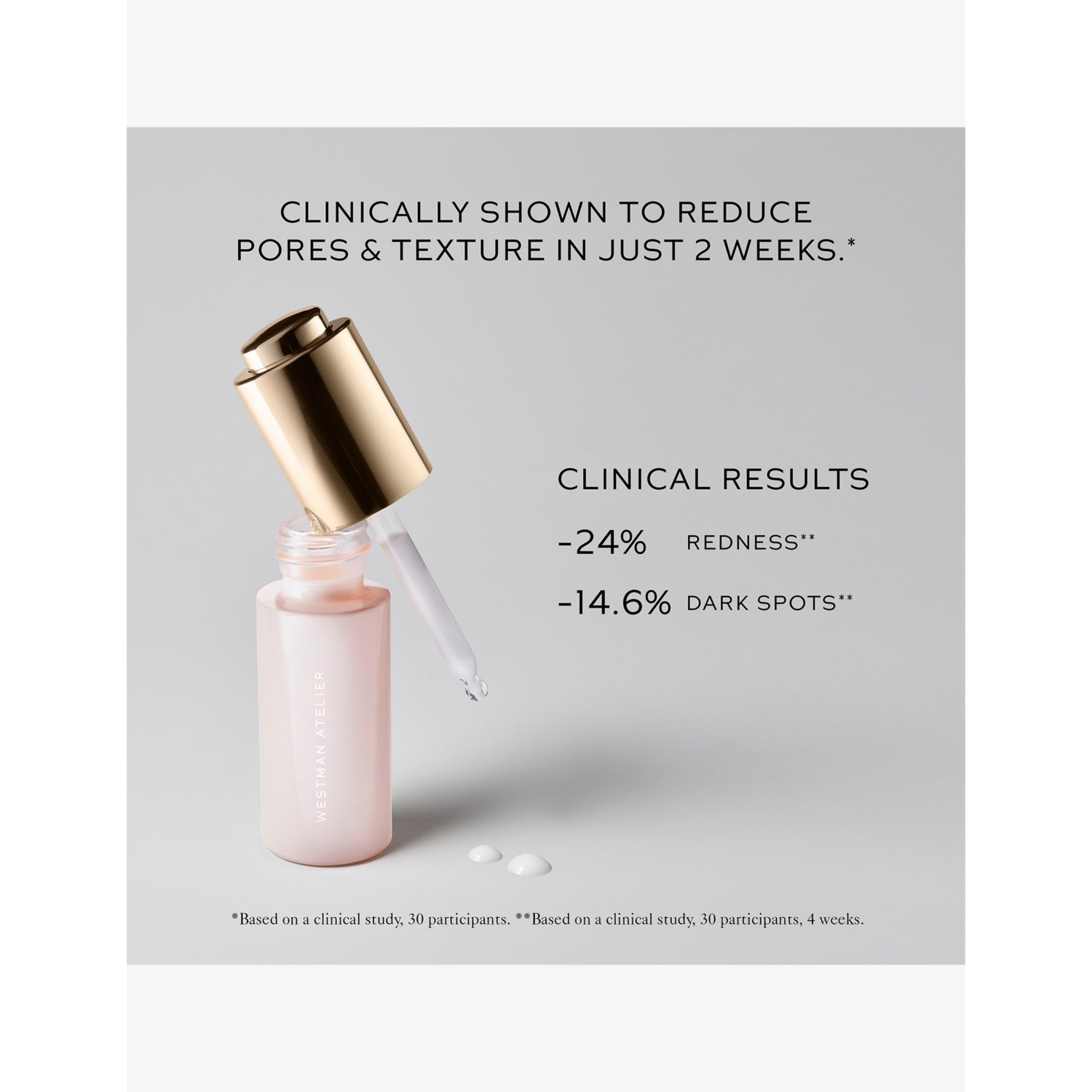 Westman Atelier pore refining serum 15ml, imported from the UK